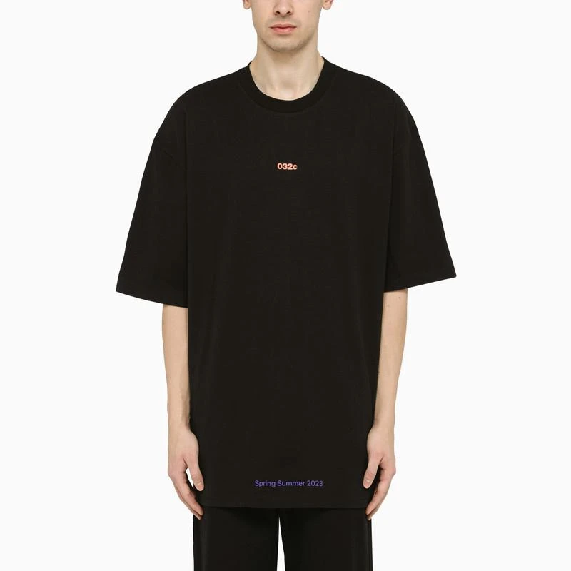 032c Oversized black t-shirt 1