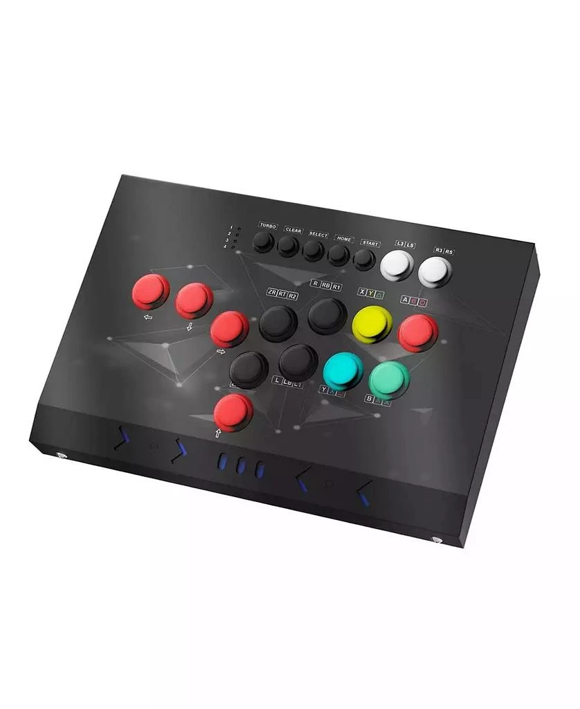 NBCP Arcade Fight Stick, Arcade Fighting Joystick, Street Fighter Controller with Turbo for PS3, Nintendo Switch, PC Windows (7/8/10/11), Android TV Box, Raspberry Pi, NEOGEO Mini 5