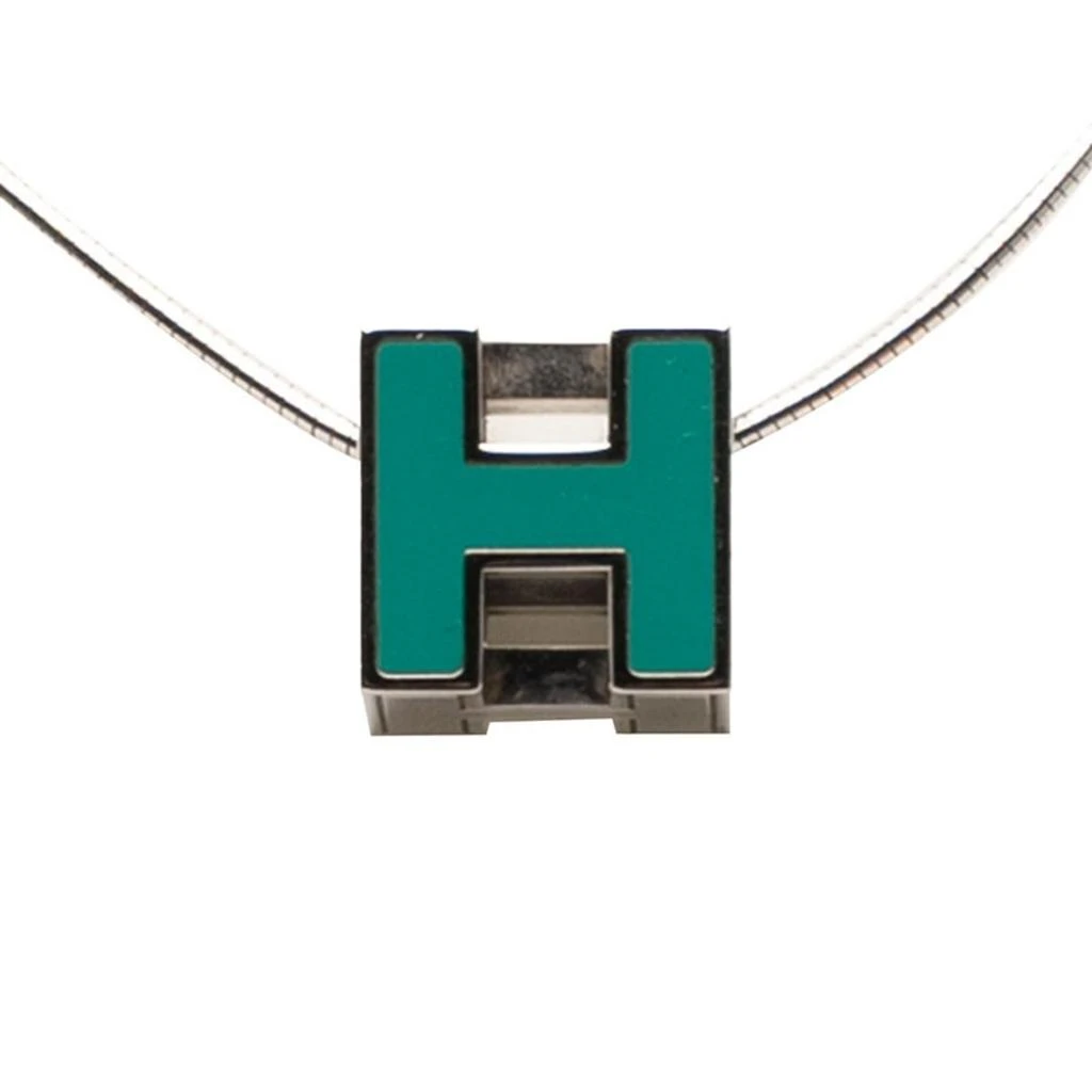 Hermes blue Metal Necklace (Pre-Owned)