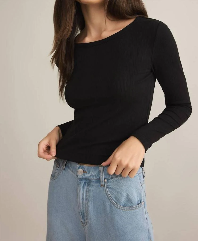 Z Supply Z Supply - Infinity Fitted Long Sleeve Top 4