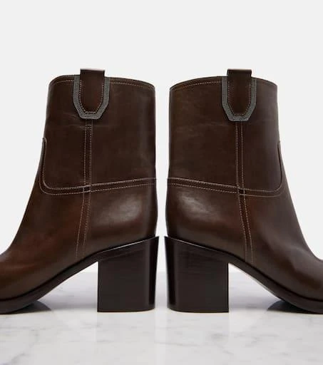 Brunello Cucinelli Leather ankle boots 5