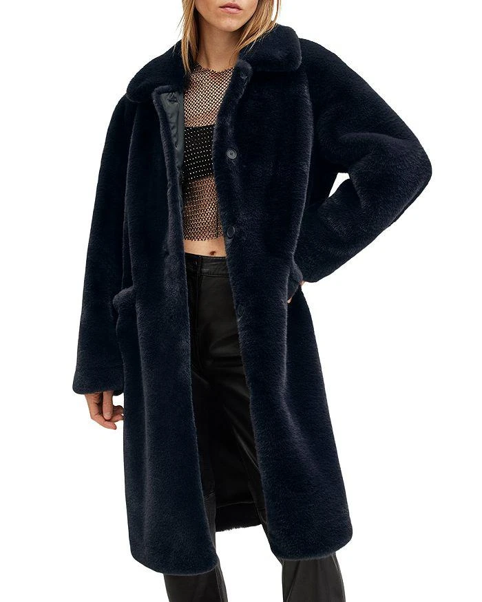 ALL SAINTS Sora Faux Fur Coat 1