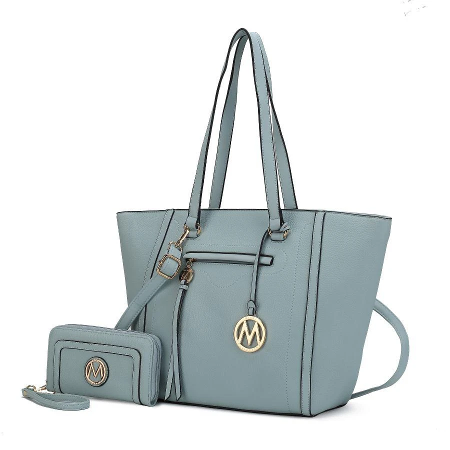 MKF Collection By Mia K. Alexandra Vegan Leather Women’s Tote Bag with Wallet – 2 pieces 7