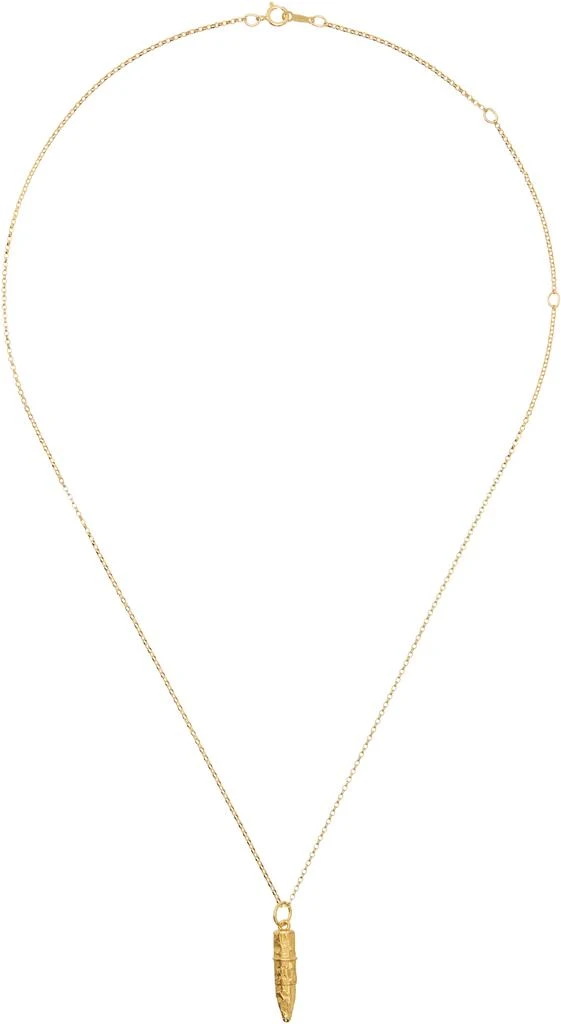 Alighieri Gold 'The Mini Annotator' Necklace 1