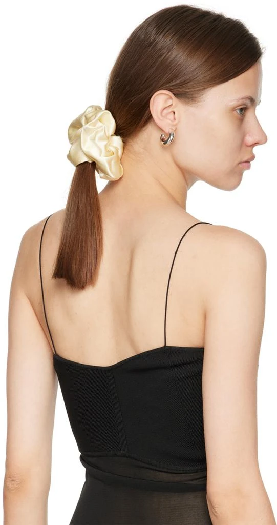 Sophie Buhai Off-White Elegant Silk Scrunchie 3