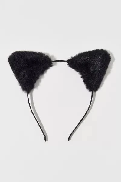 Urban Outfitters Faux Fur Cat Ears Headband 1
