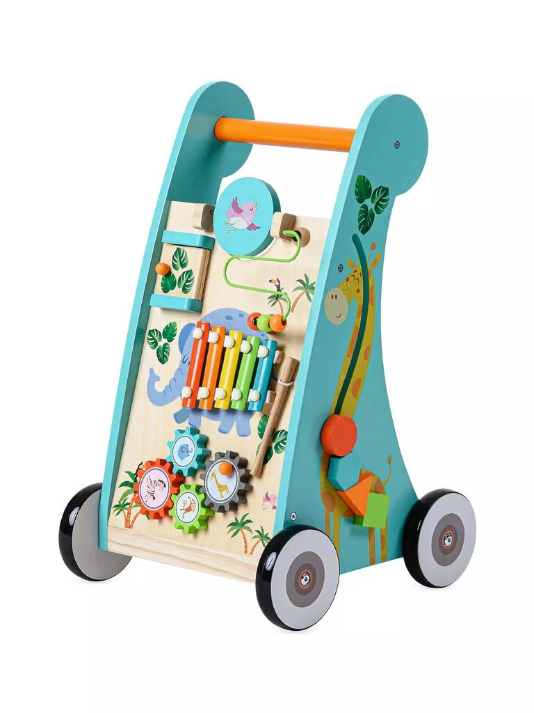 Teamson Preschool Play Lab Safari Animal Wooden Baby Walker 1