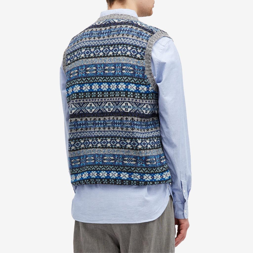 トップス Jamieson's V Neck Knit Vest JAMIESONS / Fair Isle V-neck Vest