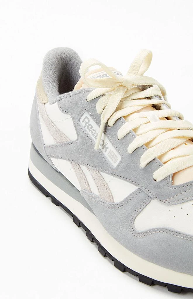 Reebok Gray Classic Leather Shoes 6