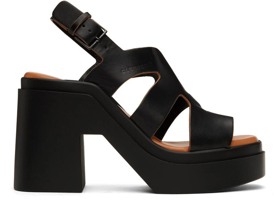 Clergerie Black Nateo Heeled Sandals 1