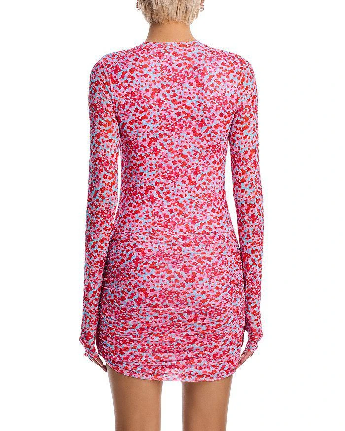 AFRM Mirza Ruched Mini Dress 4