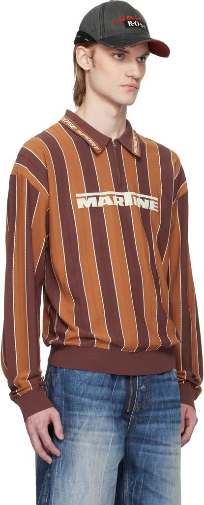 Martine Rose Brown Logo Polo 2