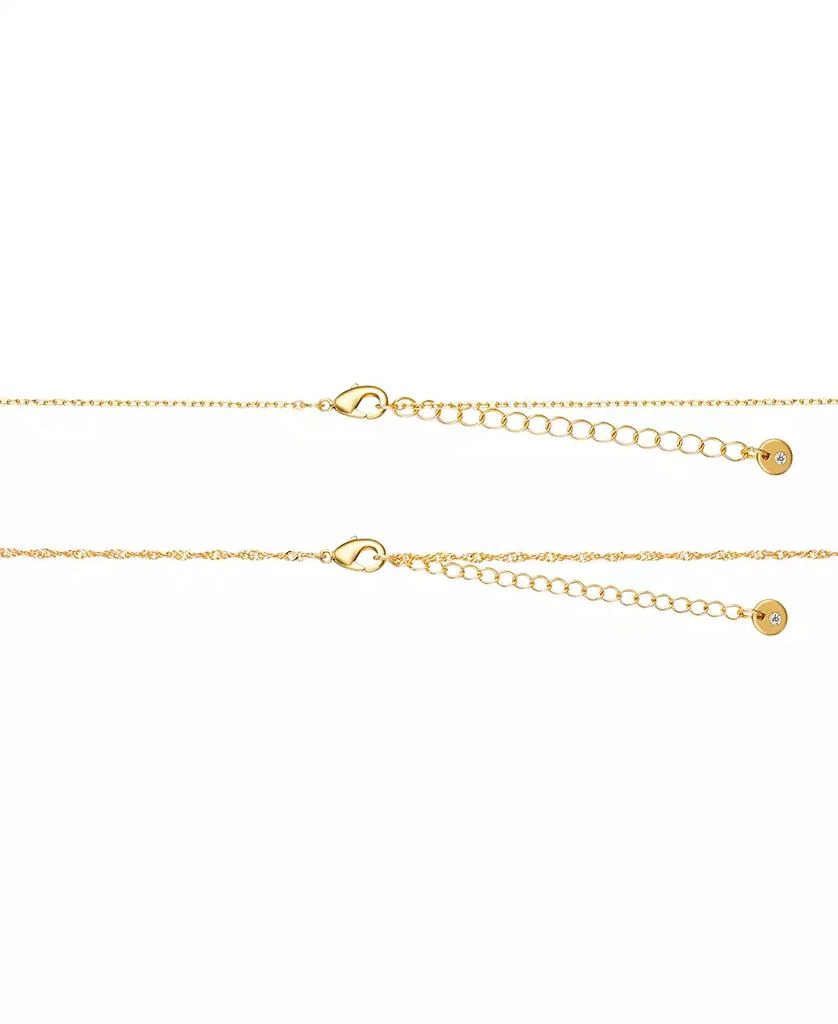 Unwritten Opalite Butterfly and Glass Cultivated Pearl Layered Pendant Necklace Set 2