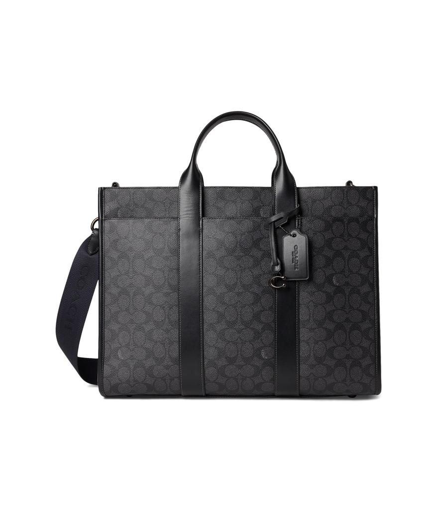 Coach Wesley Tote In Signature Canvas