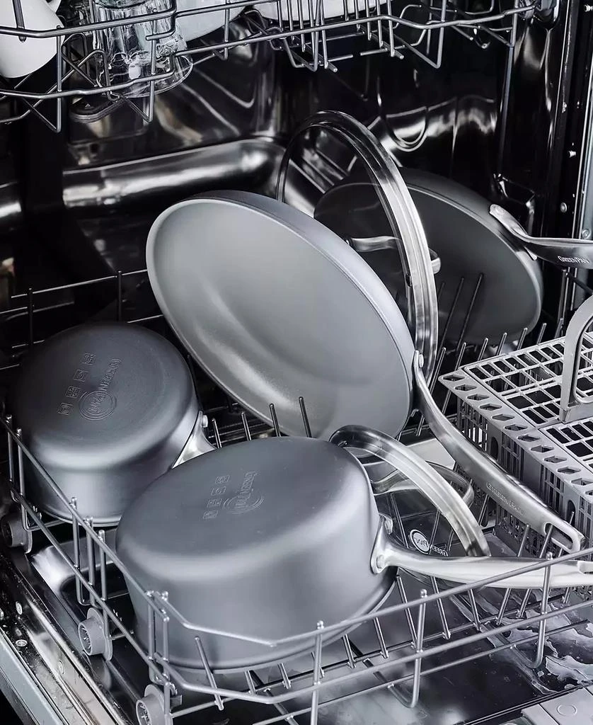 Greenpan Chatham Tri-Ply Stainless Steel Ceramic Nonstick 2 Piece Frying Pan Set 6