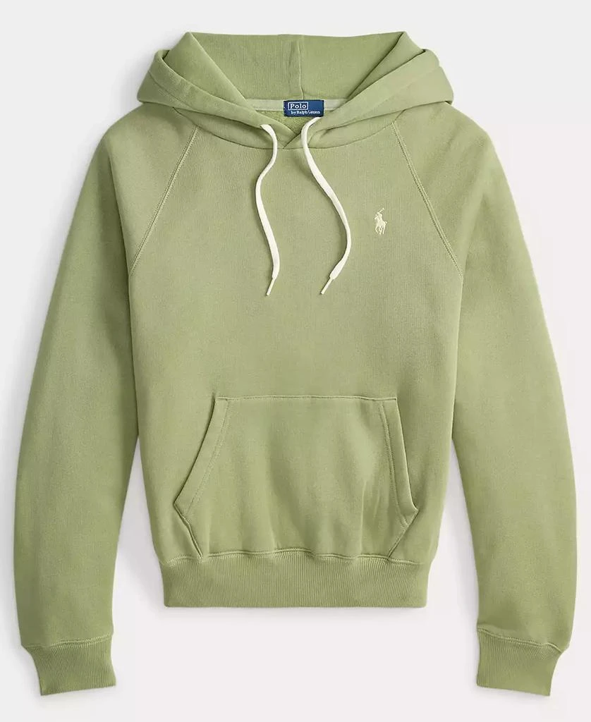 Ralph Lauren Women's Shrunken Fit Fleece Hoodie Sweatshirt 10