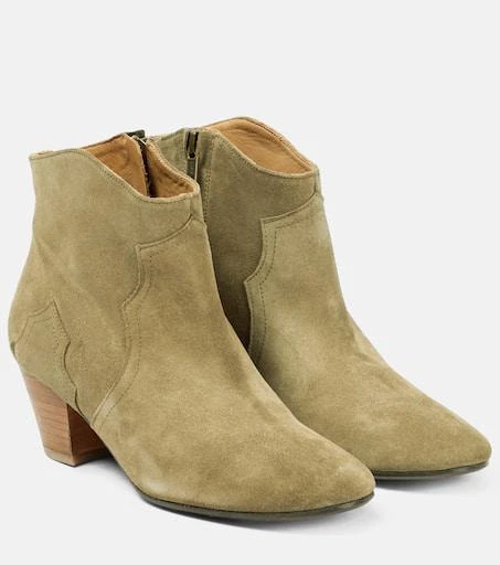 Isabel Marant Dicker suede ankle boots 1