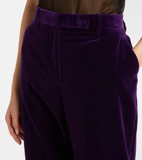 Tom Ford Cotton velvet flared pants 4