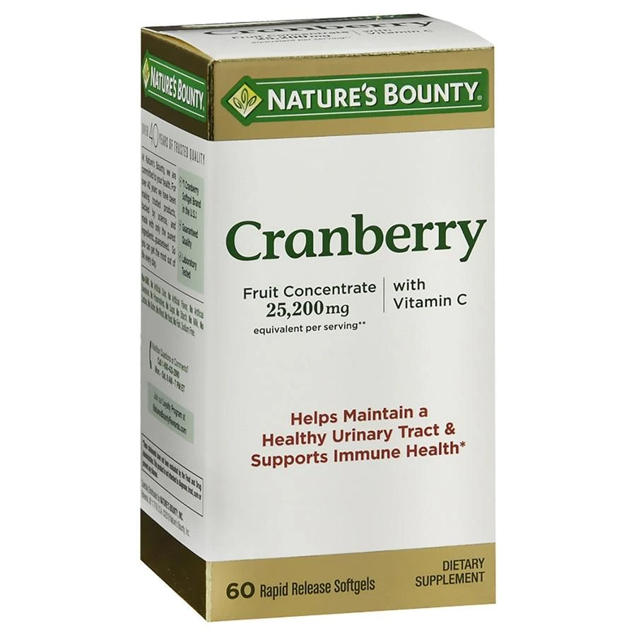 Nature's Bounty Triple Strength Natural Cranberry Softgels from Walgreens