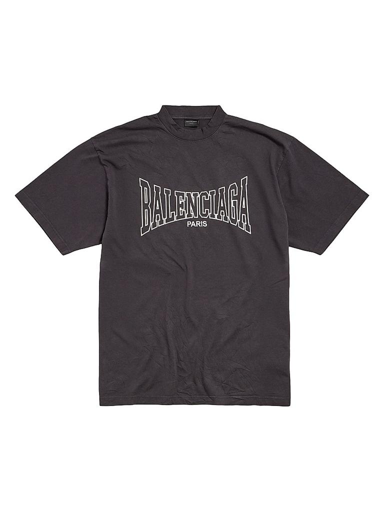 Tシャツ・カットソー BALENCIAGA MUSIC ARCHIVE SERIES Connected oversized T-shirt Balenciaga Archive Series Connected Oversized T-Shirt | Saks