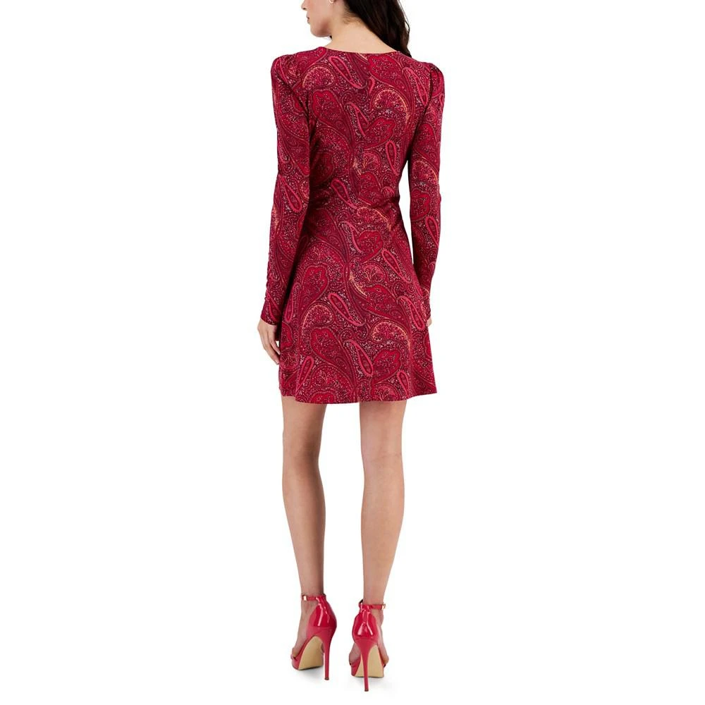 RACHEL Rachel Roy Women's Paisley Keyhole Mini Dress 2