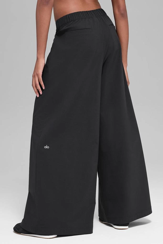 Alo Main Act Wide Leg Trouser - Black 4