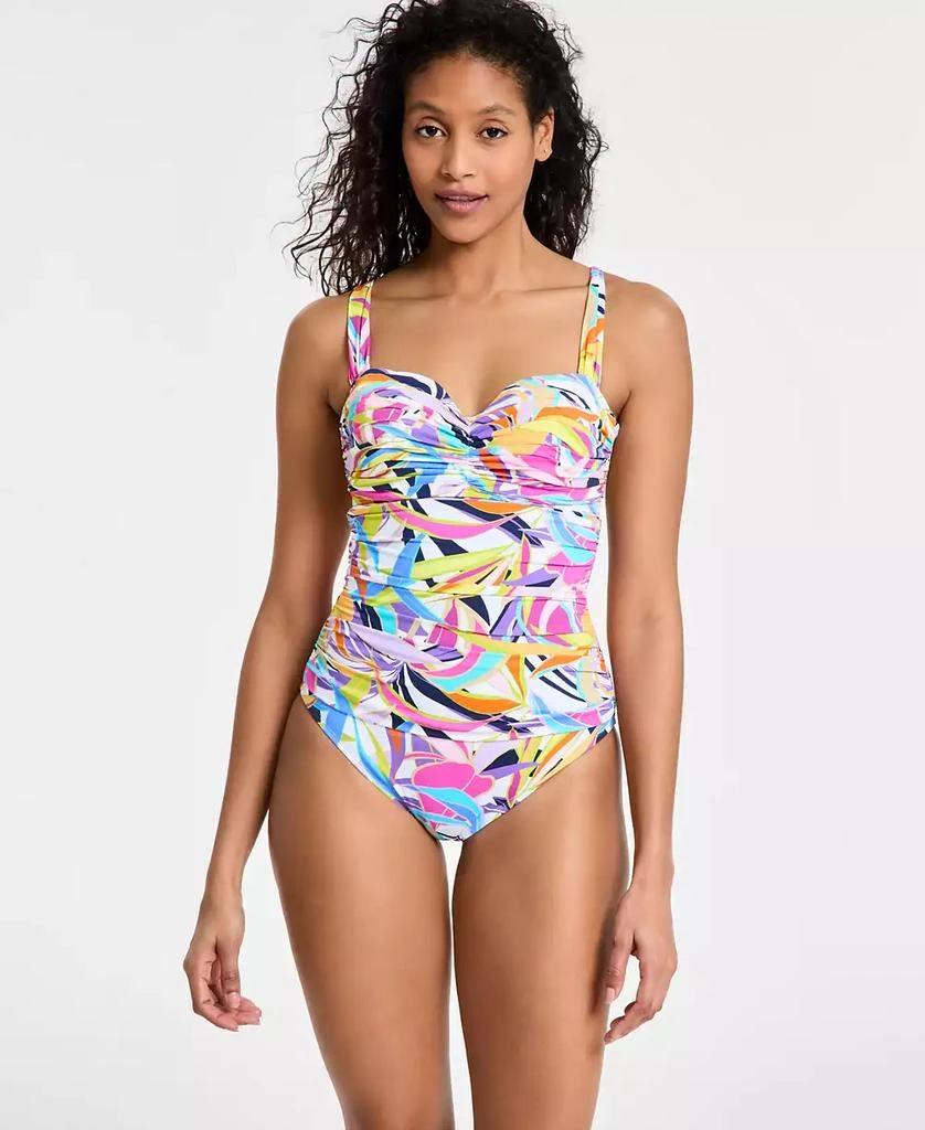 Bleu Rod Beattie Women's Living Color Ruched One-Piece Swimsuit 1