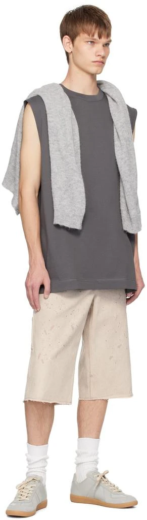 N.Hoolywood Gray Crewneck Tank Top 4