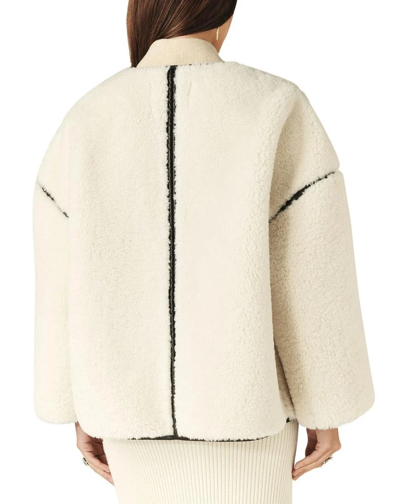 ba&sh Manteau Faxu Shearling Coat 3