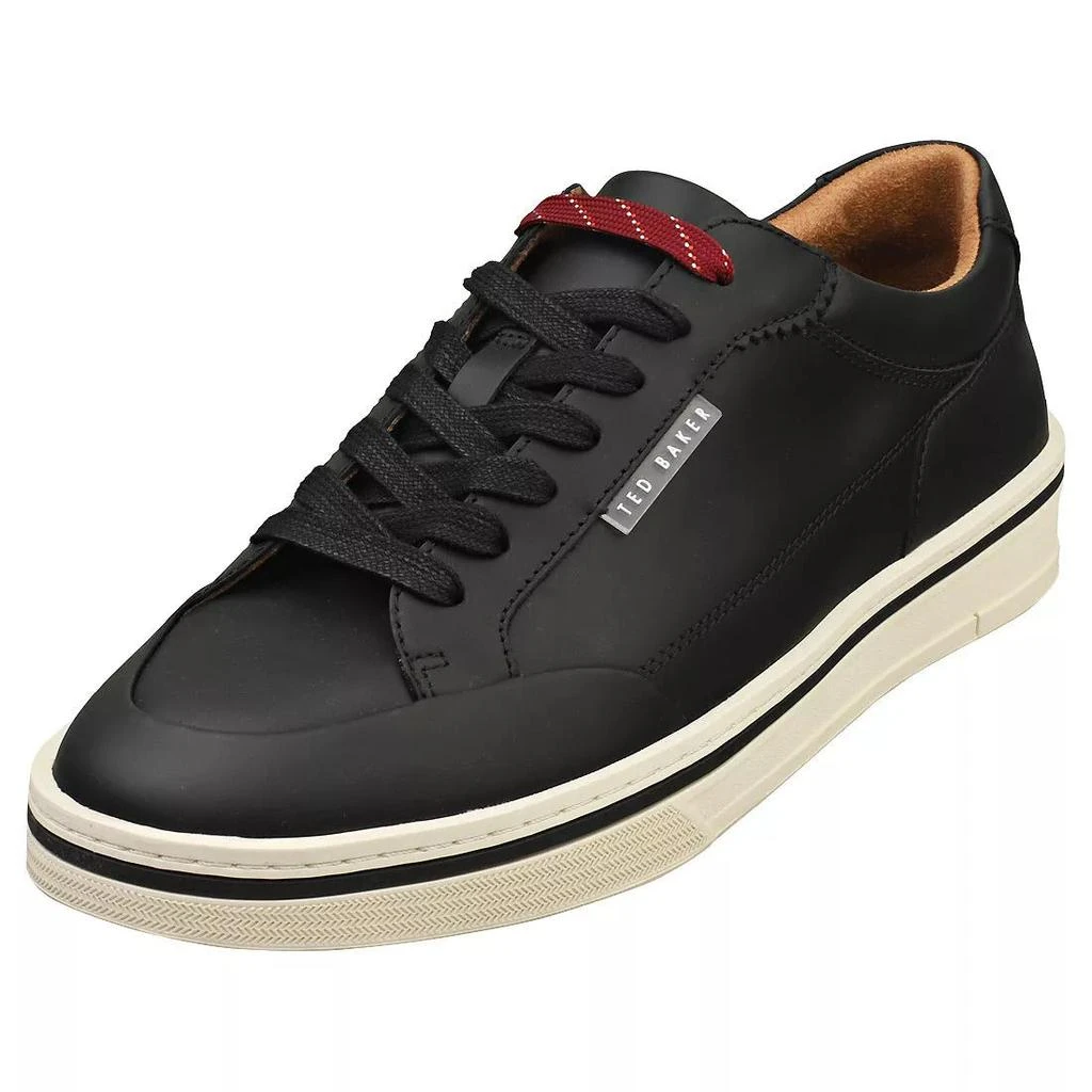 Ted Baker London Men's Hampstead Leather Lace-Up Sneakers, Black 1