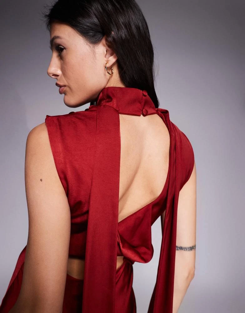 red off the shoulder floral dress Burgundy Off-shoulder Floral Slit Formal Dress