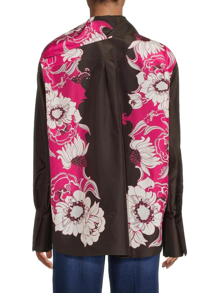 Valentino Floral Silk Shirt 2