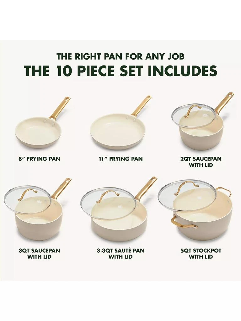 Greenpan Reserve Ceramic Nonstick 10-Piece Cookware Set 3