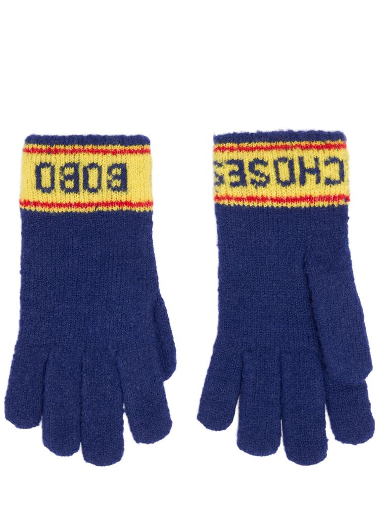 BOBO CHOSES Printed Knit Gloves
