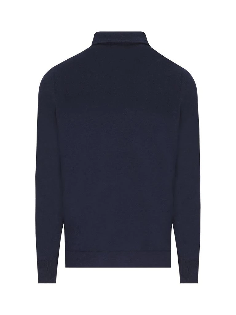 Loro Piana Loro Piana Long Sleeved Knitted Polo Shirt 2