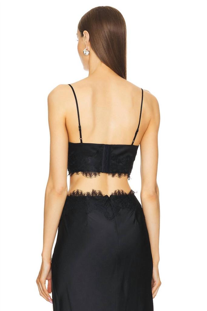 L'Agence L'Agence - Kelvis Lace Trim Bra Top