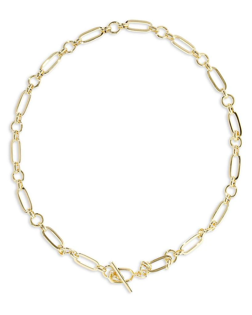 Kendra Scott Sylvia Metal Link Chain Necklace, 17.5" 2