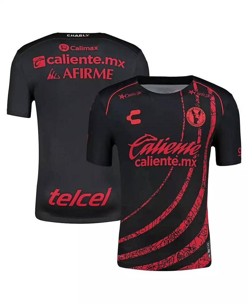 Charly Men's Black/Red Club Tijuana 2024/25 Home Authentic Jersey 1