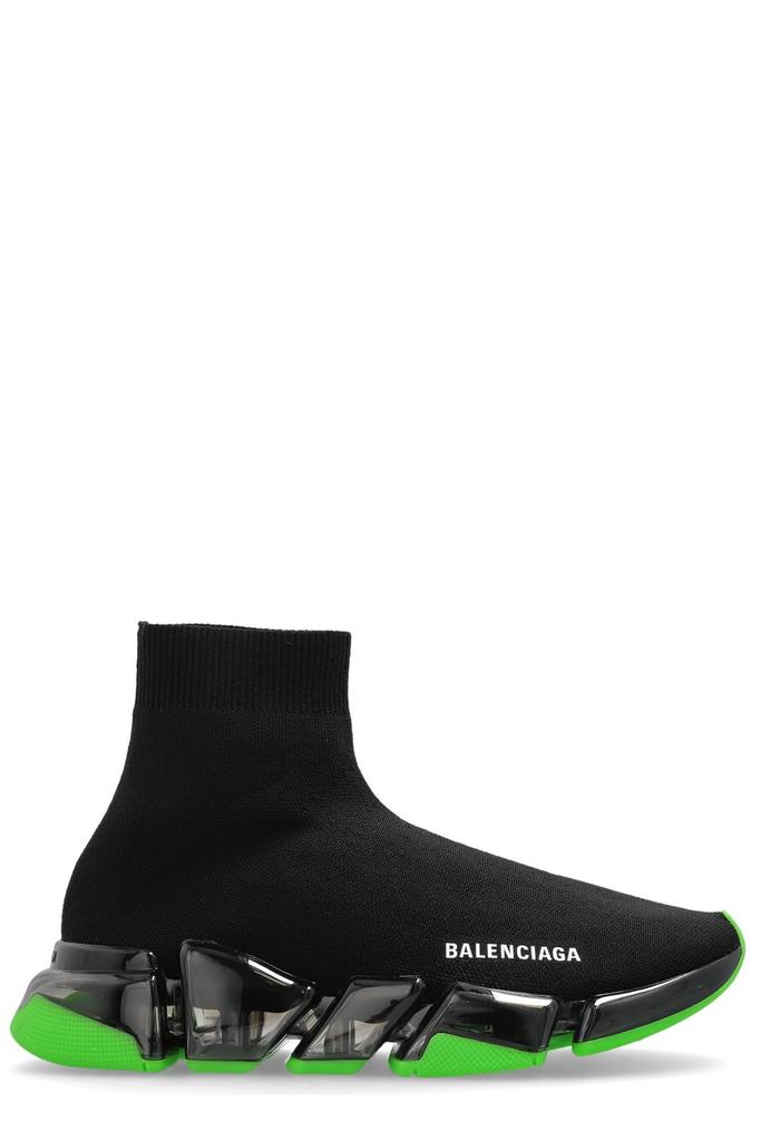Balenciaga Balenciaga Black Knit Fabric Speed Trainer Slip