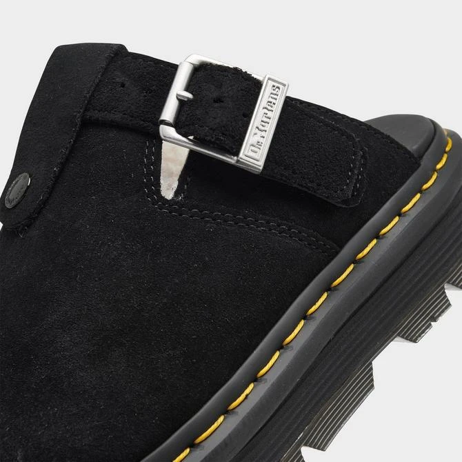 Dr. Martens Women's Dr. Martens Zebzag Suede Fleece-Lined Slingback Platform Mule Sandals 3