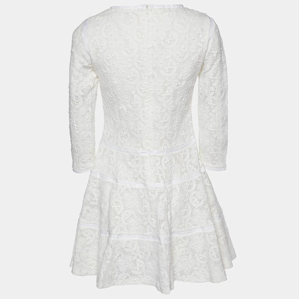 See by Chloé See by Chloe White Crochet Lace Fit & Flare Dress S 2