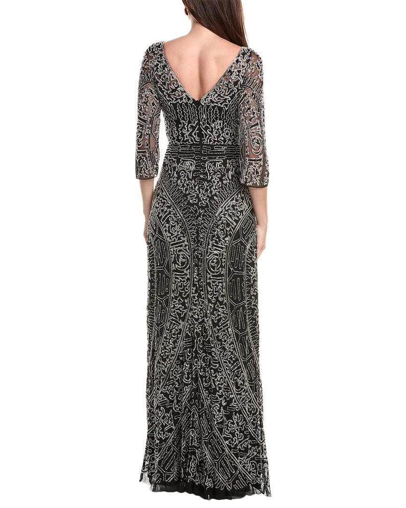 REEM ACRA Bateau Neckline Gown 2