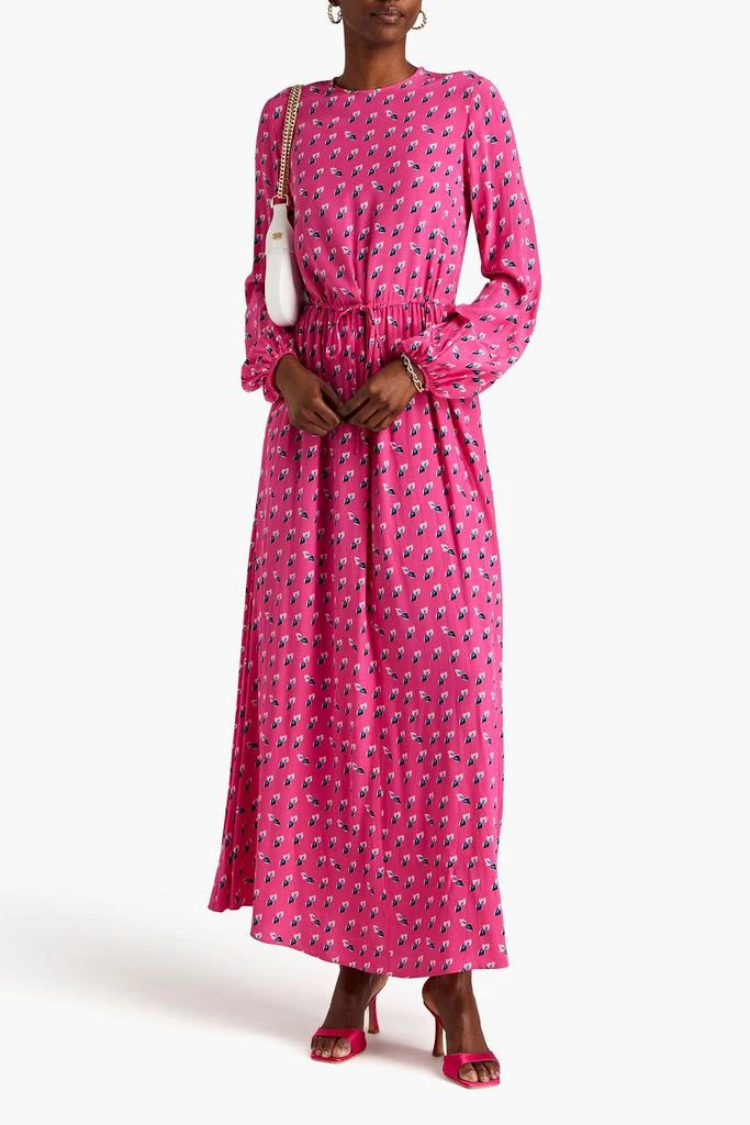 Diane von Furstenberg Sydney printed crepe de chine maxi dress 2
