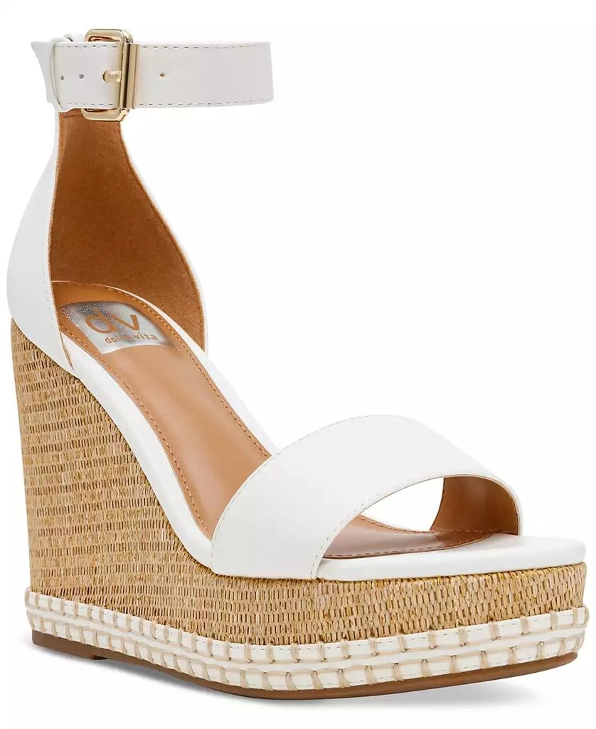 DV Dolce Vita Tammara Ankle-Strap Platform Espadrille Wedge Sandals 1