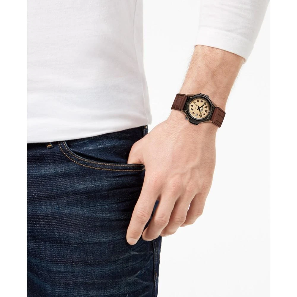 Casio Men's Forester Tan Nylon Strap Watch 41mm 2