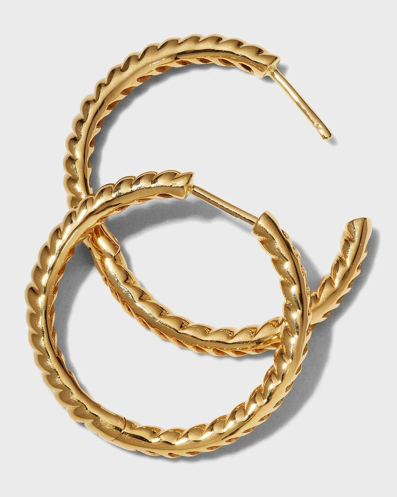 Anita Ko 18k Yellow Gold Zoe Braided Hoop Earrings 5