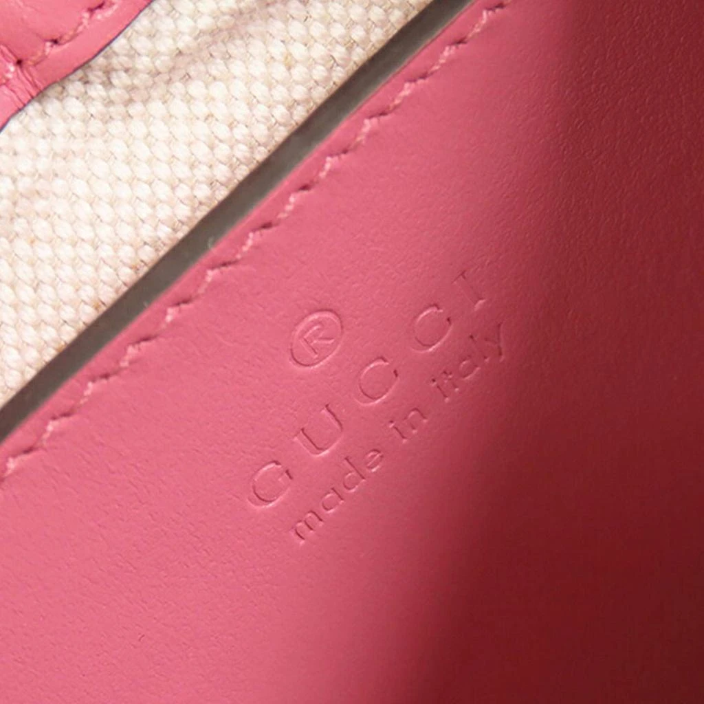 Gucci Gucci Pink Leather GG Marmont Satchel Bag 5