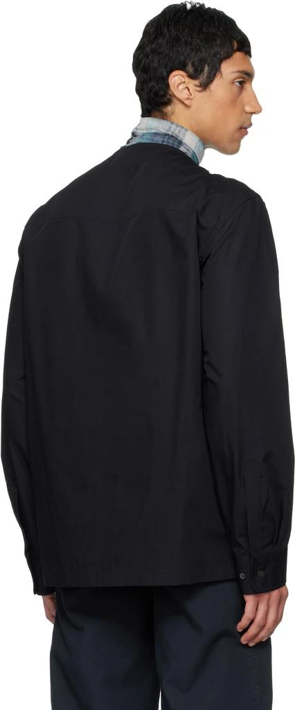 Dries Van Noten Black Boat Neck Cotton Shirt 3