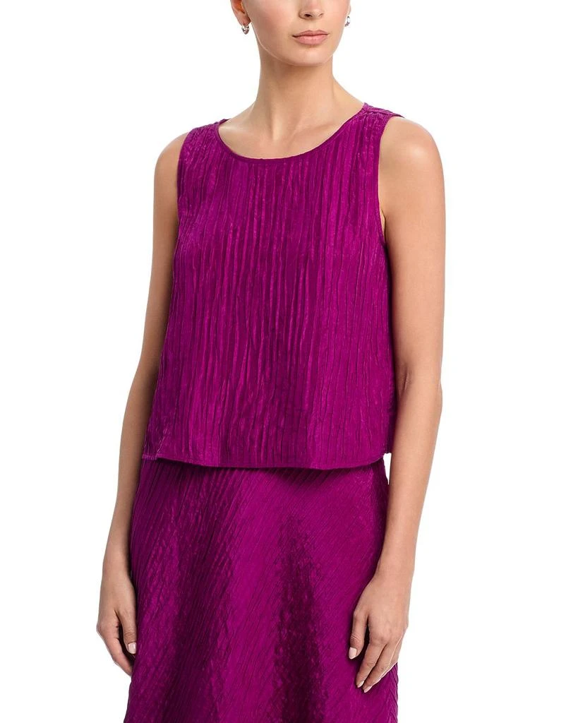 Eileen Fisher Ballet Neck Short Shell Top 1