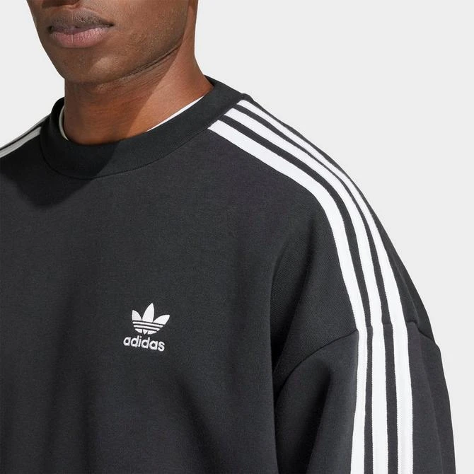 Adidas Men's adidas Originals adicolor 3-Stripes Oversized Crewneck Sweatshirt 4